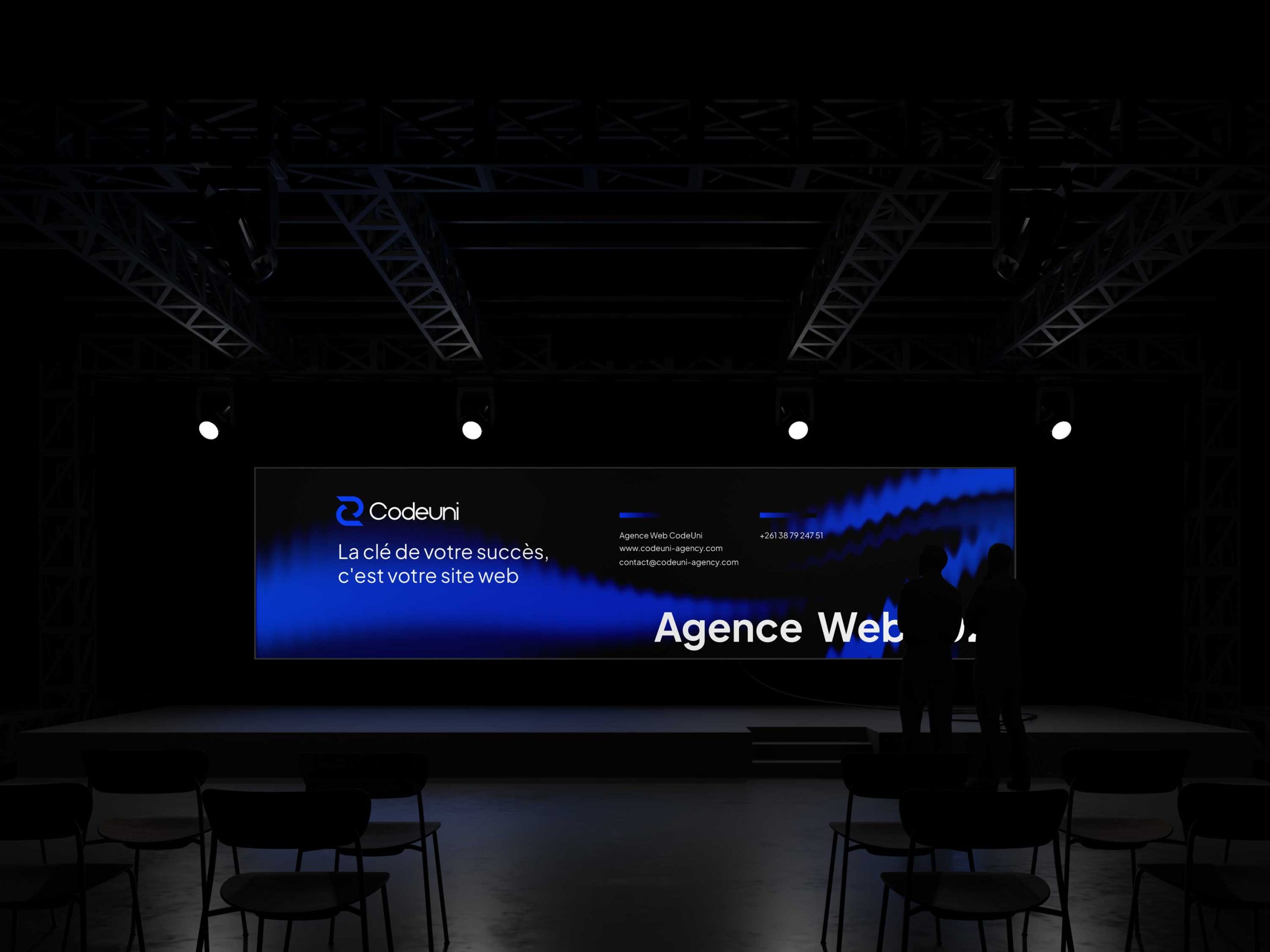 Affiche publicitaire - Agence Web CodeUni